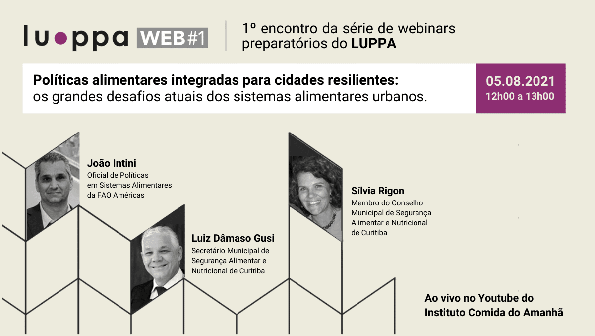 LUPPA WEB 1 – Políticas alimentares integradas para cidades resilientes