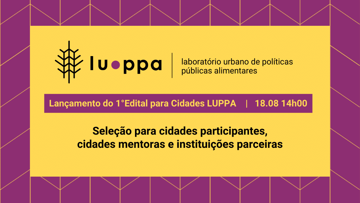 Lançamento Edital Cidades